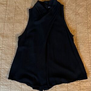 Maeve Black Cowl Neck Sleeveless Top